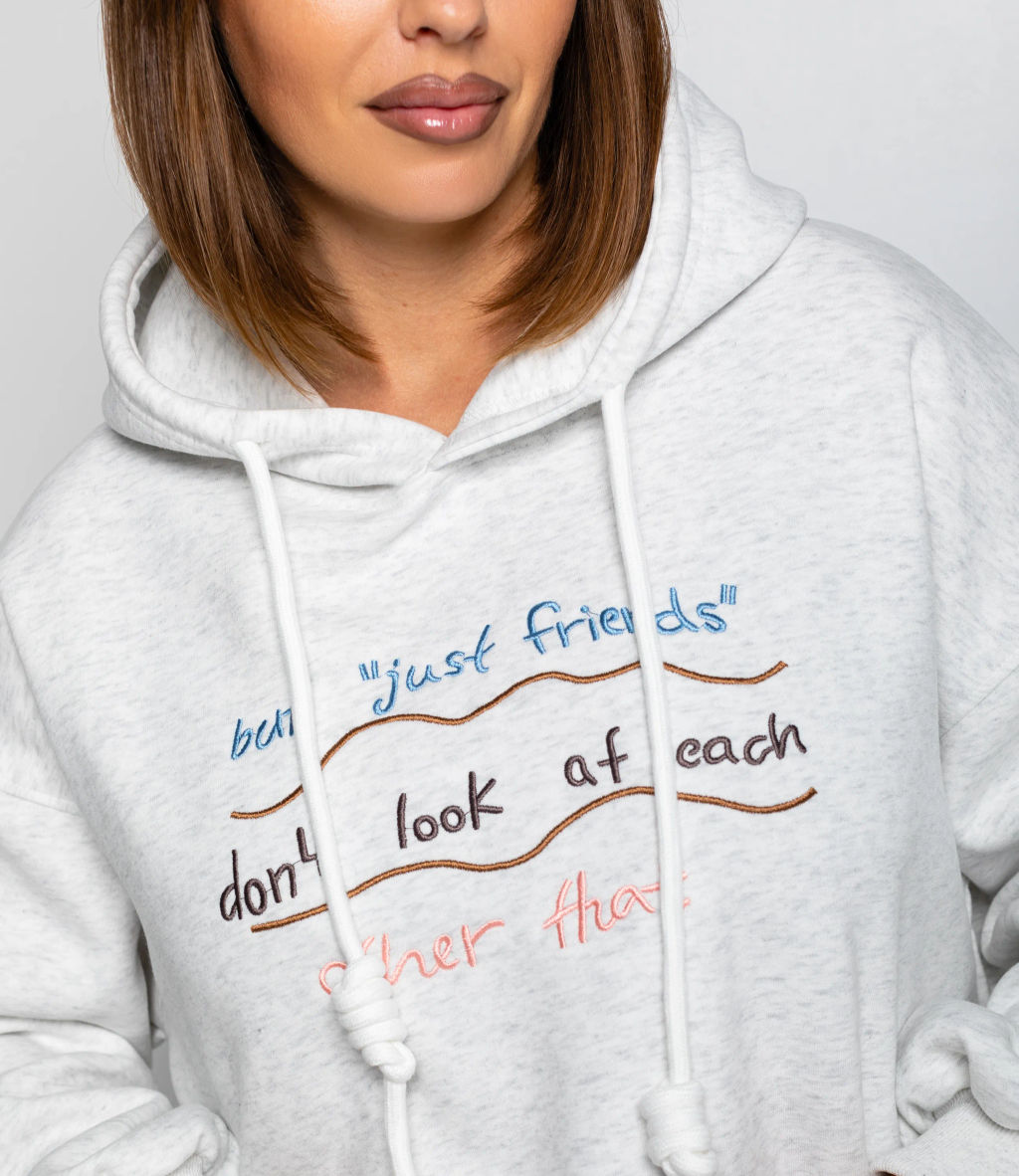 Худи #КТ3629, светло-серый меланж