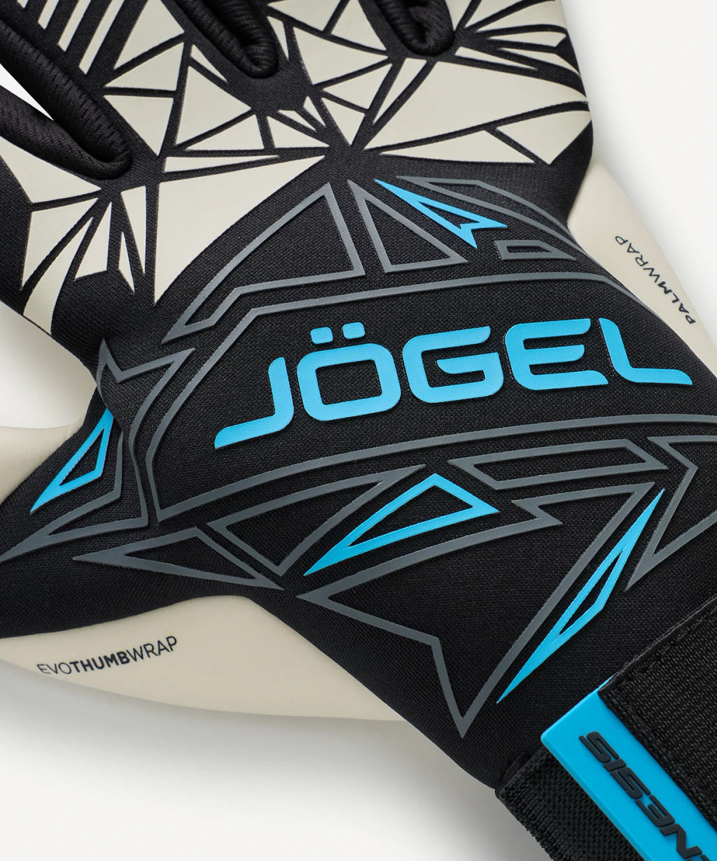 Перчатки вратарские JOGEL Genesis SL4 Negative hybrid, черный  фото 5
