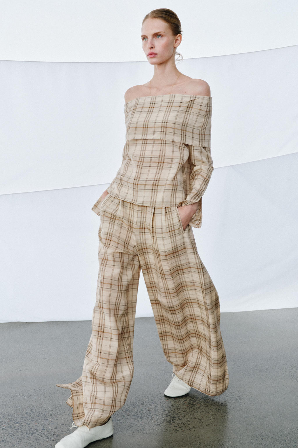 CHECK TROUSERS ZW COLLECTION - Zara фото 13