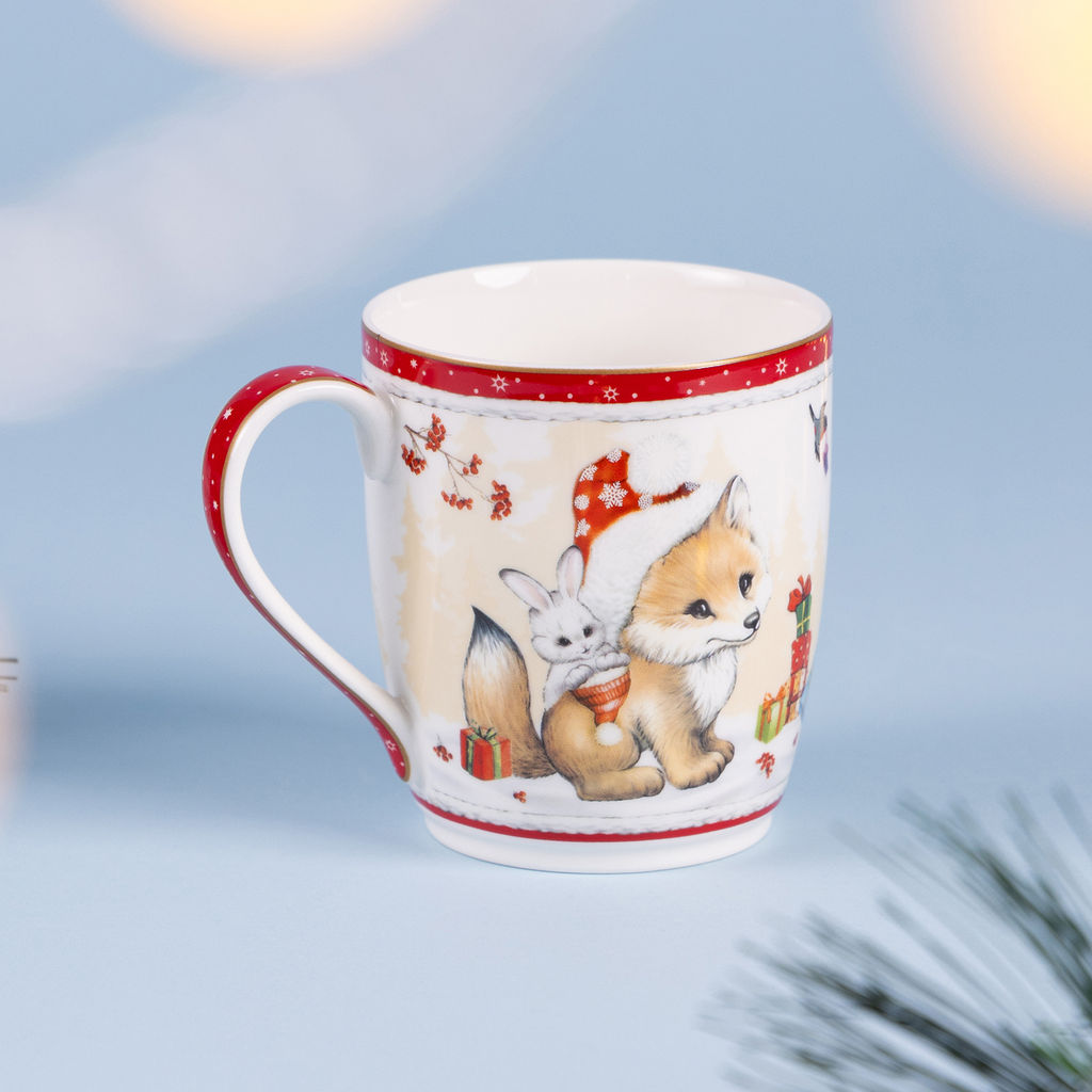 КРУЖКА LEFARD С НОВЫМ ГОДОМ! 300 МЛ КРАСНАЯ фото 2