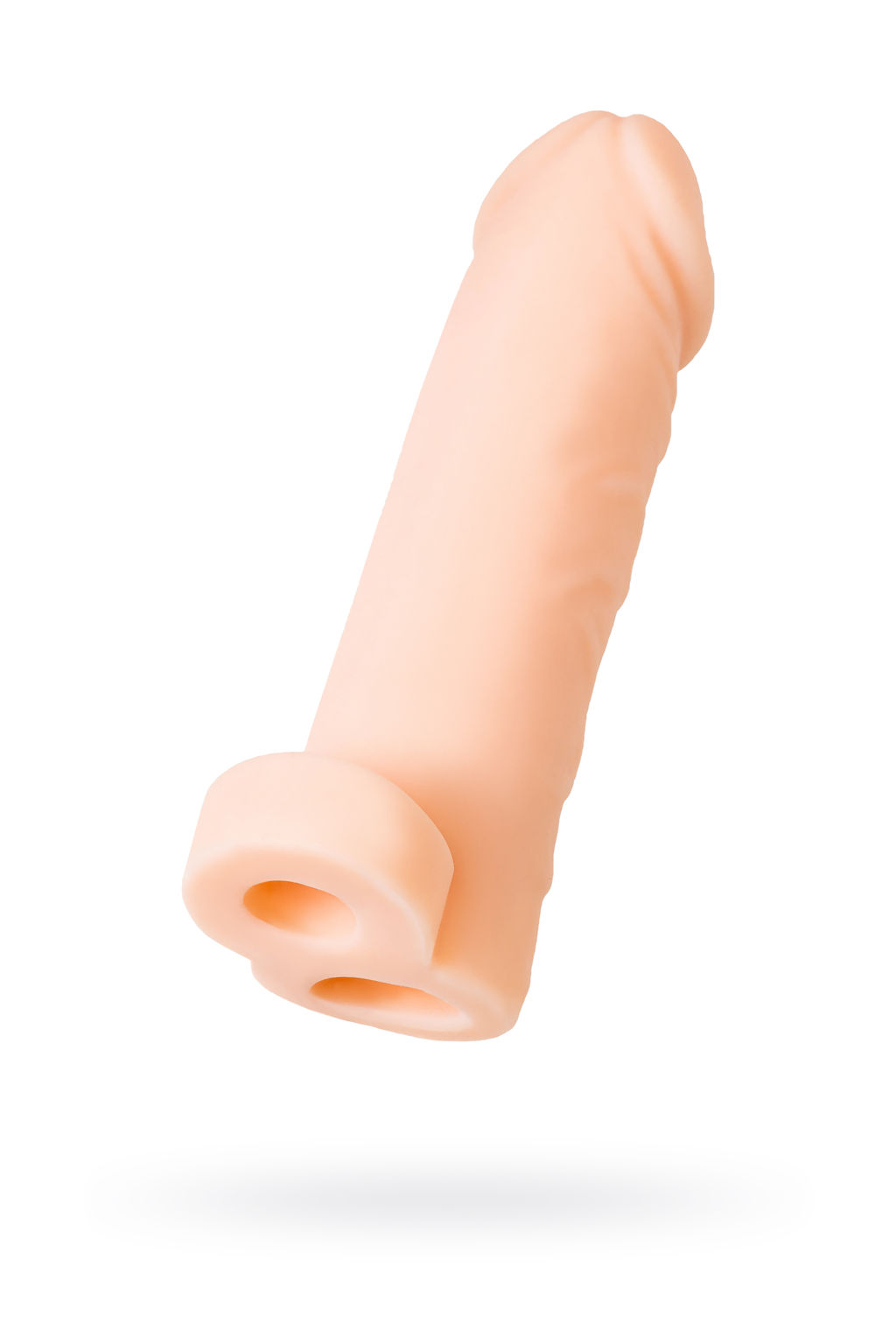 Насадка ToyFa XLover Increase+ для увеличения размера, реалистичная, с кольцом, TPR, телесный 16 см  фото 4