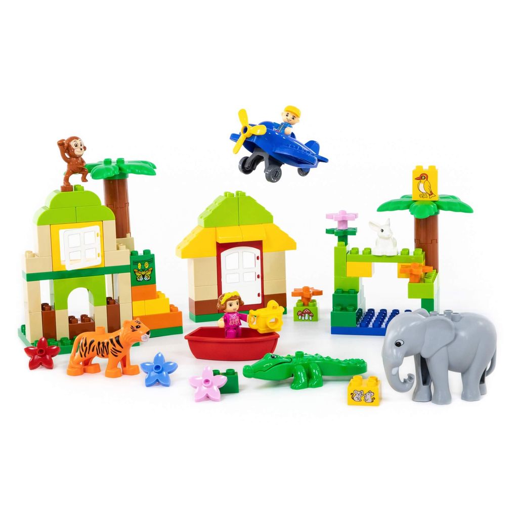 Конструктор Макси - Зоопарк (98 элементов) (в коробке) - Полесье фото 3