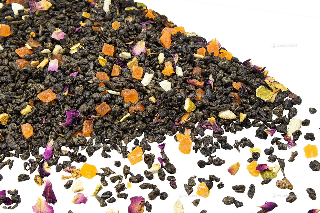 Зеленый ароматизированный чай GRUNBERG LITE  Абрикосовка   фото 7