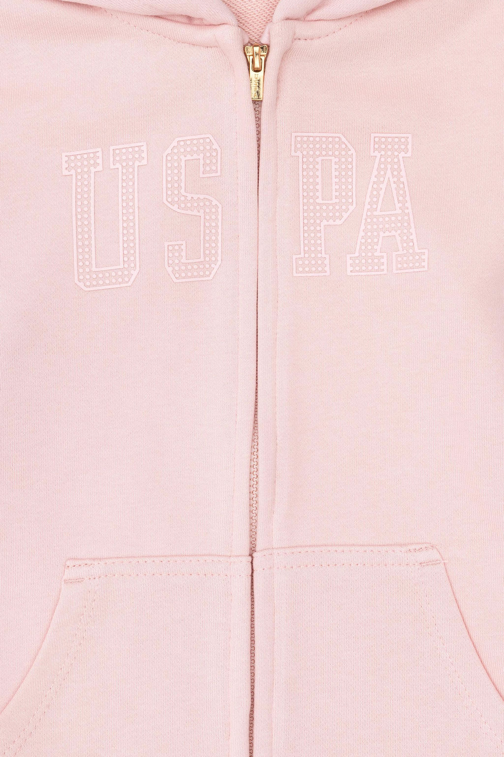 Базовый свитшот пыльно-розового цвета для девочек Неожиданная скидка в корзине - U.s. polo assn фото 3