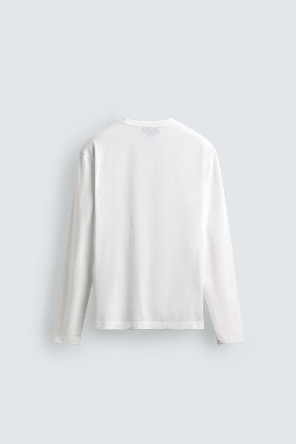 LONG SLEEVE T-SHIRT WITH POCKET AARON LEVINE X ZARA  фото 9