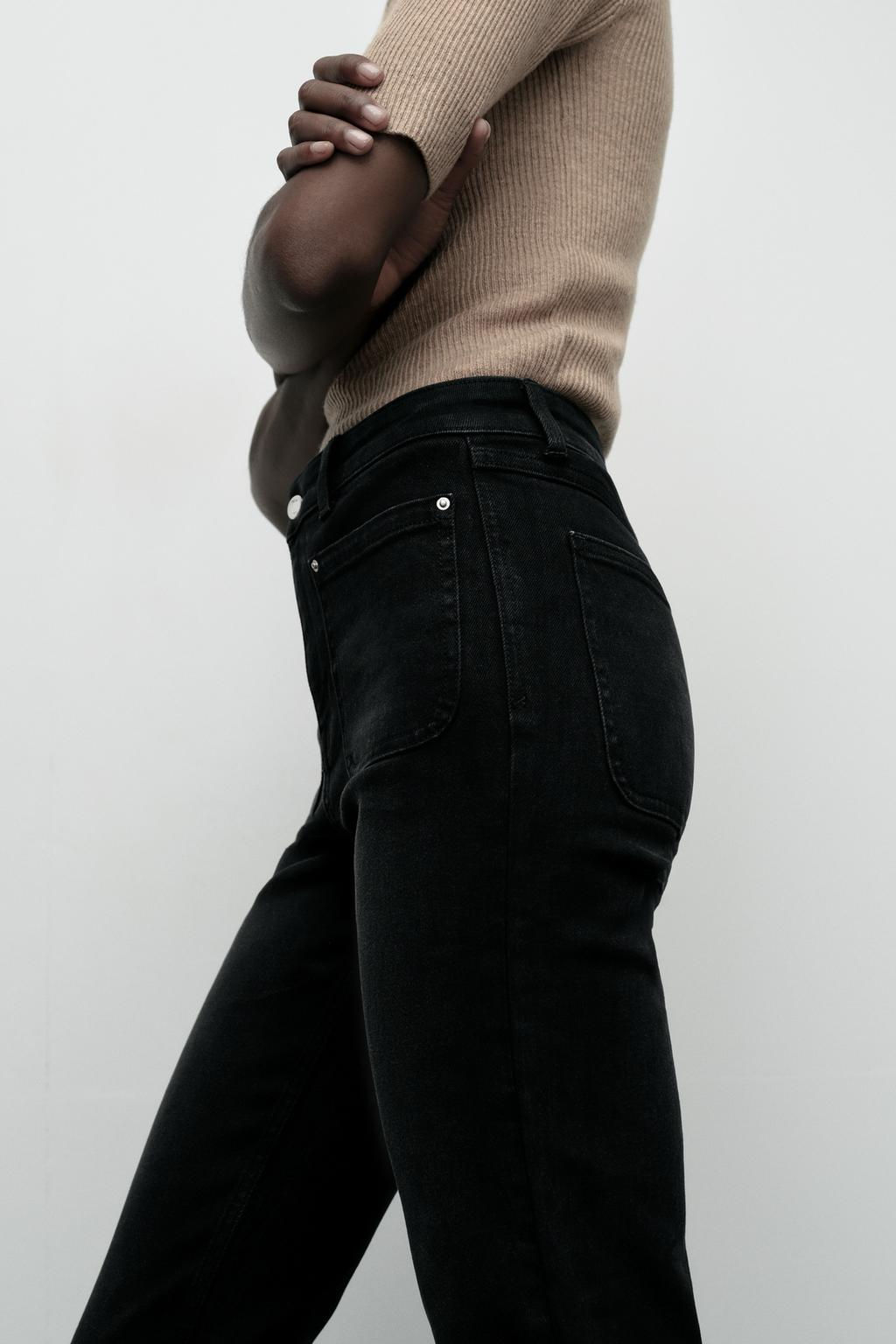Z1975 HIGH-WAIST MINI FLARE JEANS - Zara фото 5