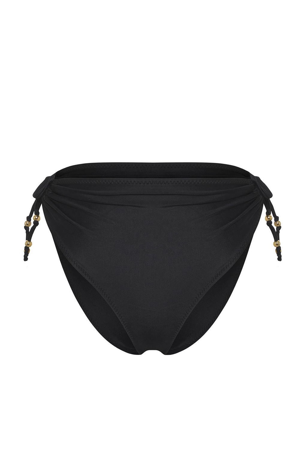 TRENDYOLMILLA Siyah Yuksek Bel Baglamal Brazilian Bikini Alt? TBESS25BA00031  фото 5