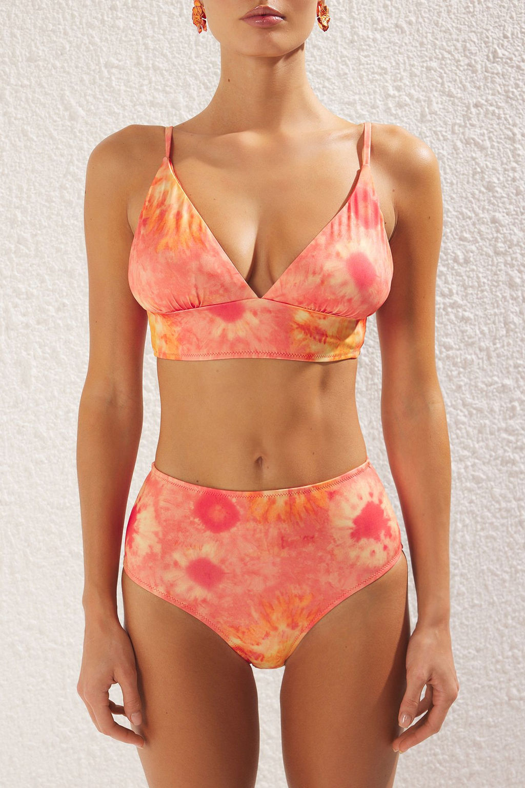 Batik Desenli Hipster Yuksek Bel Bikini Alt? TBESS21BA0057