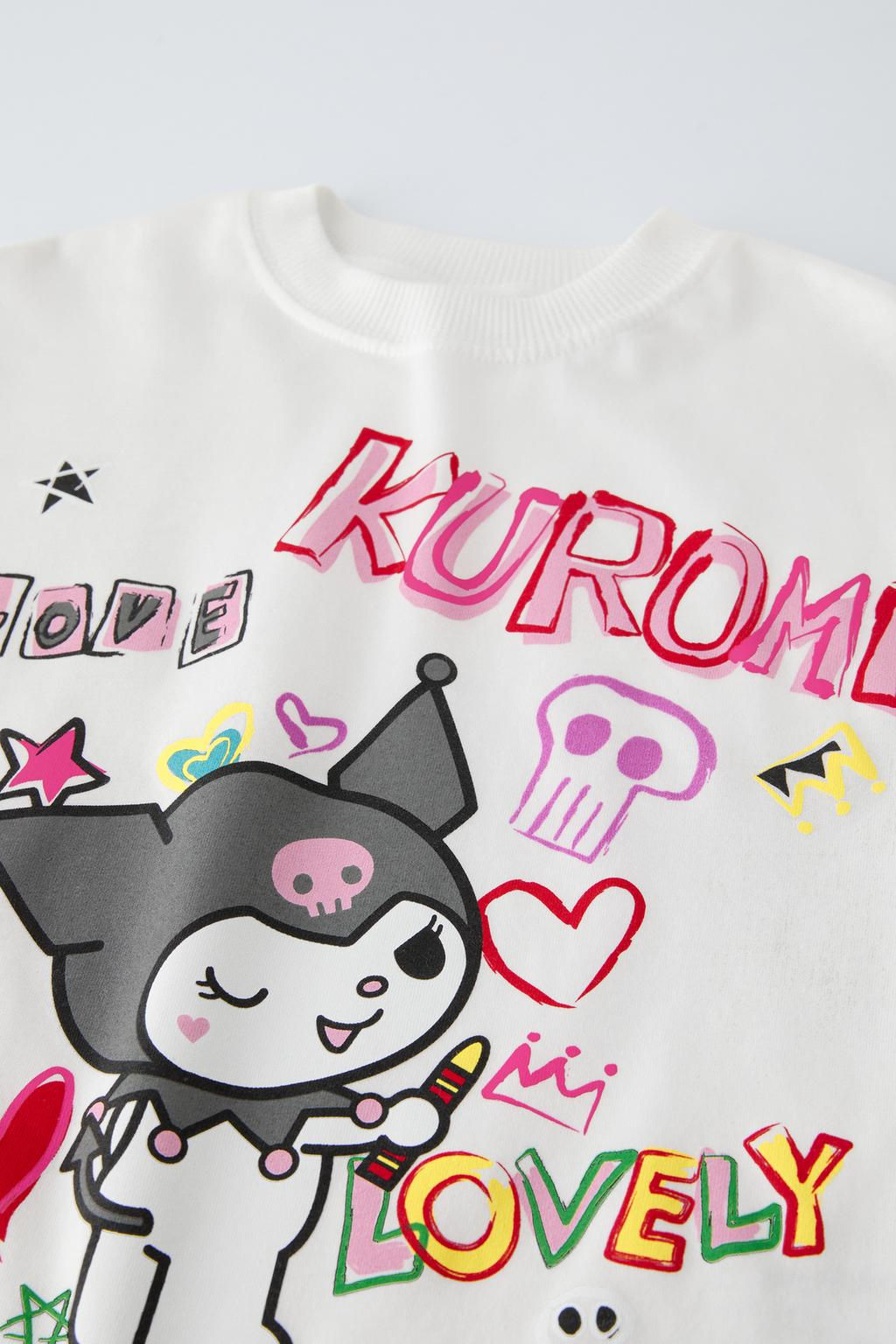KUROMI  SANRIO GRAFFITI T-SHIRT - Zara фото 3