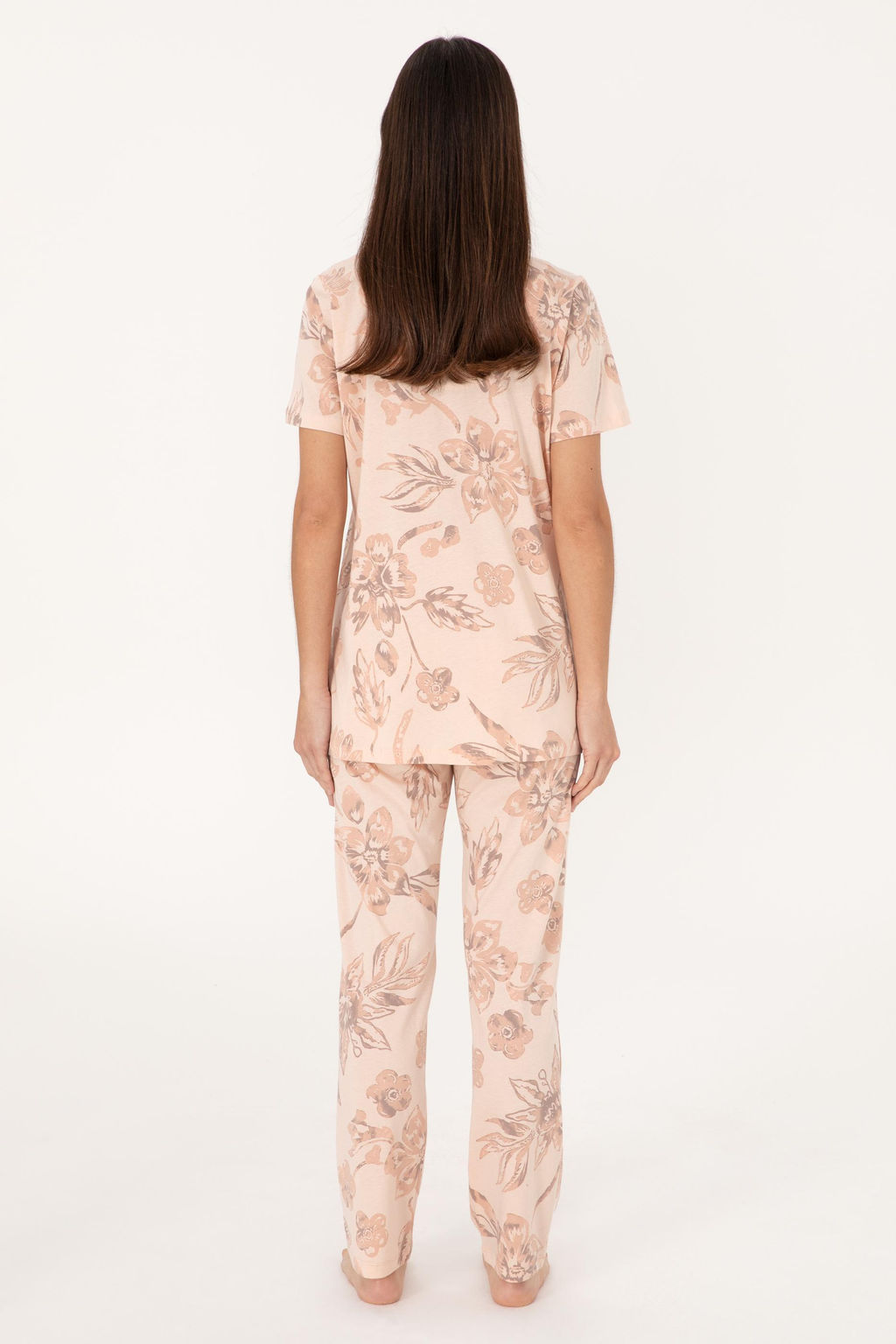 Kad_n Bej Pijama Tak_m_ Sepette S_rpriz _ndirim - U.s. polo assn фото 5