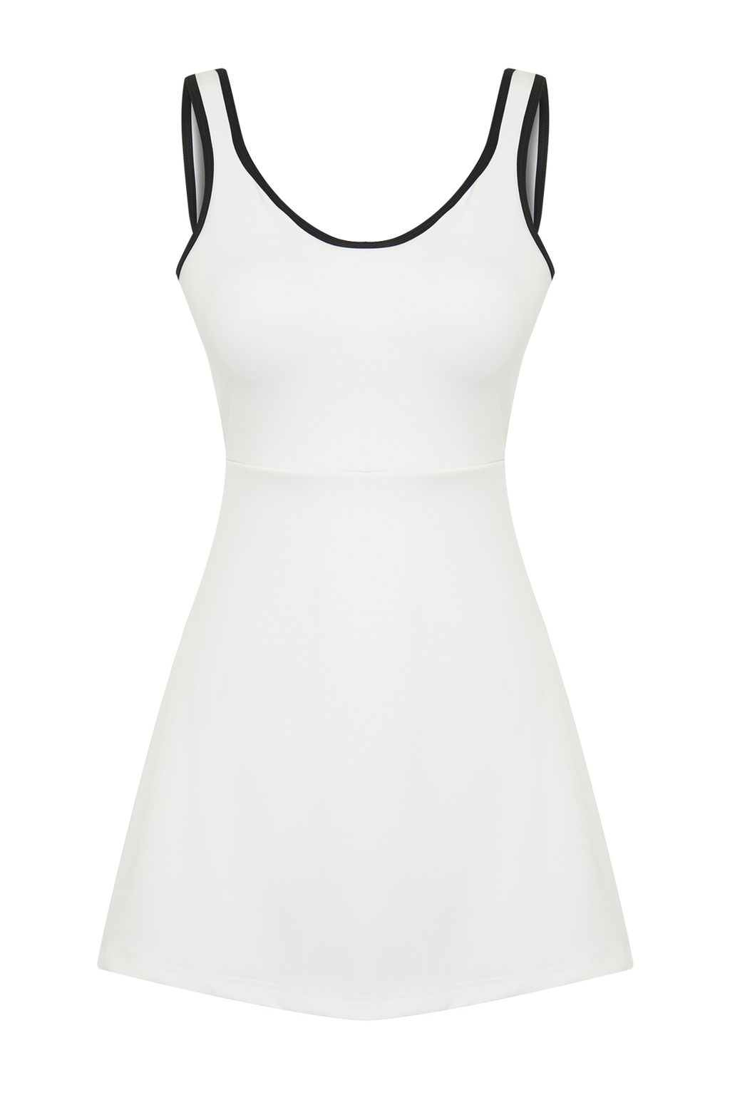 TRENDYOLMILLA Siyah Biye Detayl? 2 Katmanl? Ici Sortlu Tenis Orme Spor Elbise THMSS24EL00000 фото 7