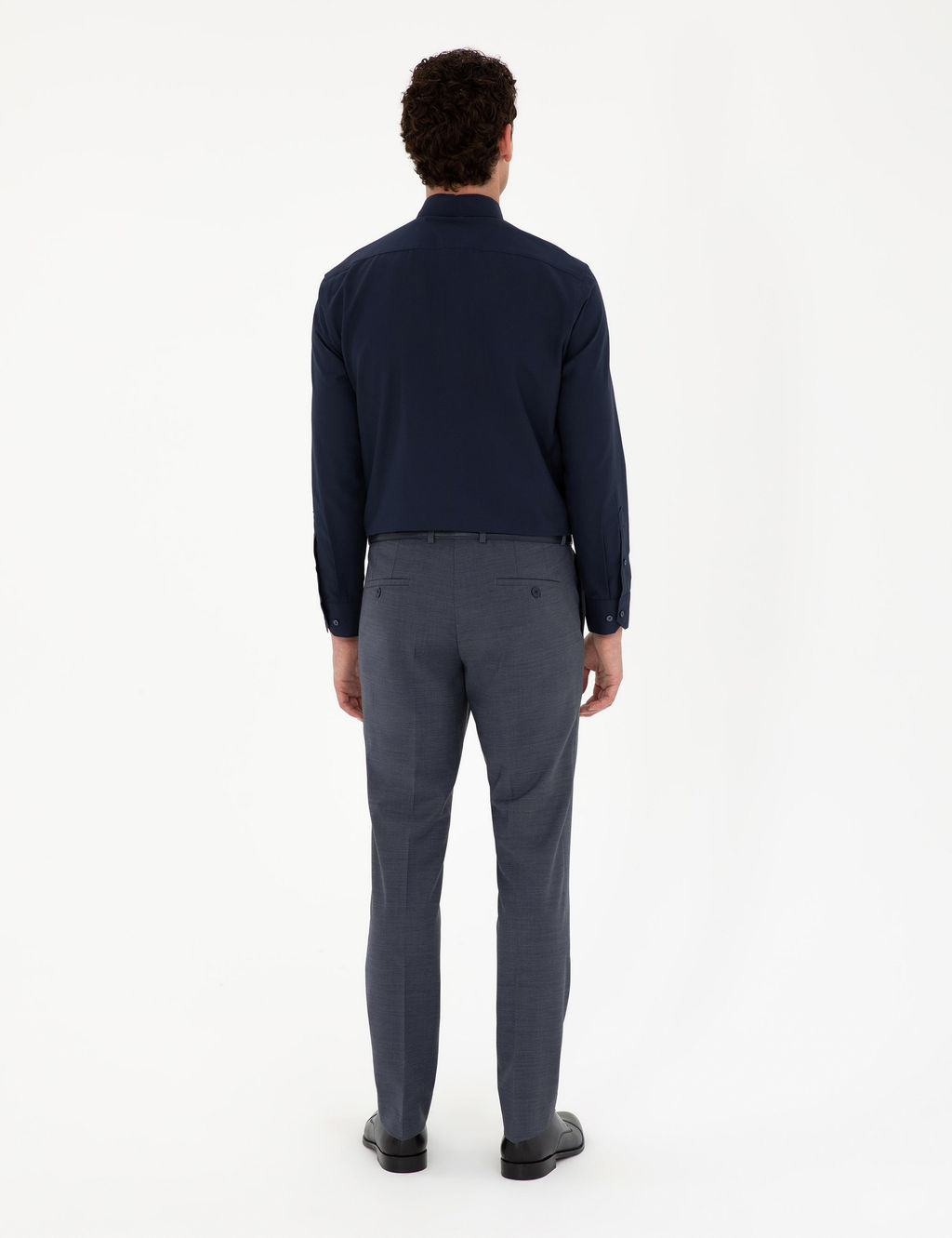 Koyu Mavi Slim Fit Kuma_ Pantolon
