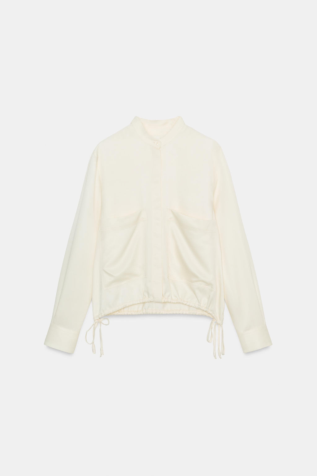 SATIN SHIRT ZW COLLECTION - Zara фото 5