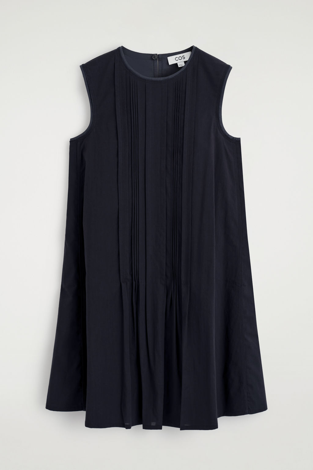 VESTIDO CORTO COMBINADO DETALLE PLIEGUES