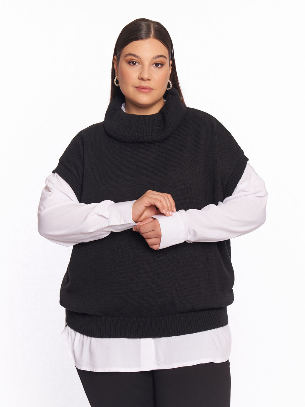 Безрукавка вязаная GL45532BLK01