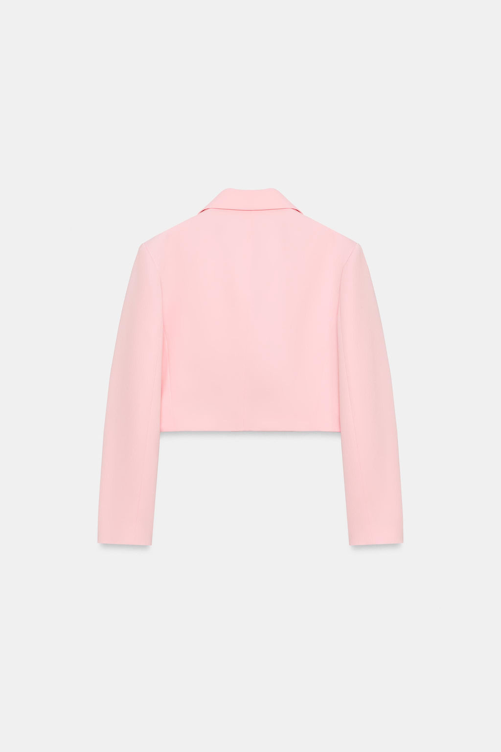BLAZER CORTA HOMBRERAS / Rosa - Zara фото 3