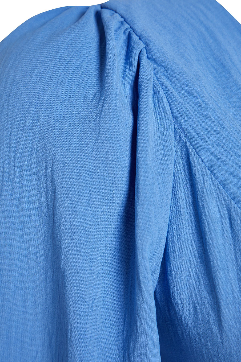 TRENDYOLMILLA Indigo Kusakl? A-Kesim Kruvaze Yaka S?rt Detayl? Midi Dokuma Elbise TWOSS23EL02164  фото 14