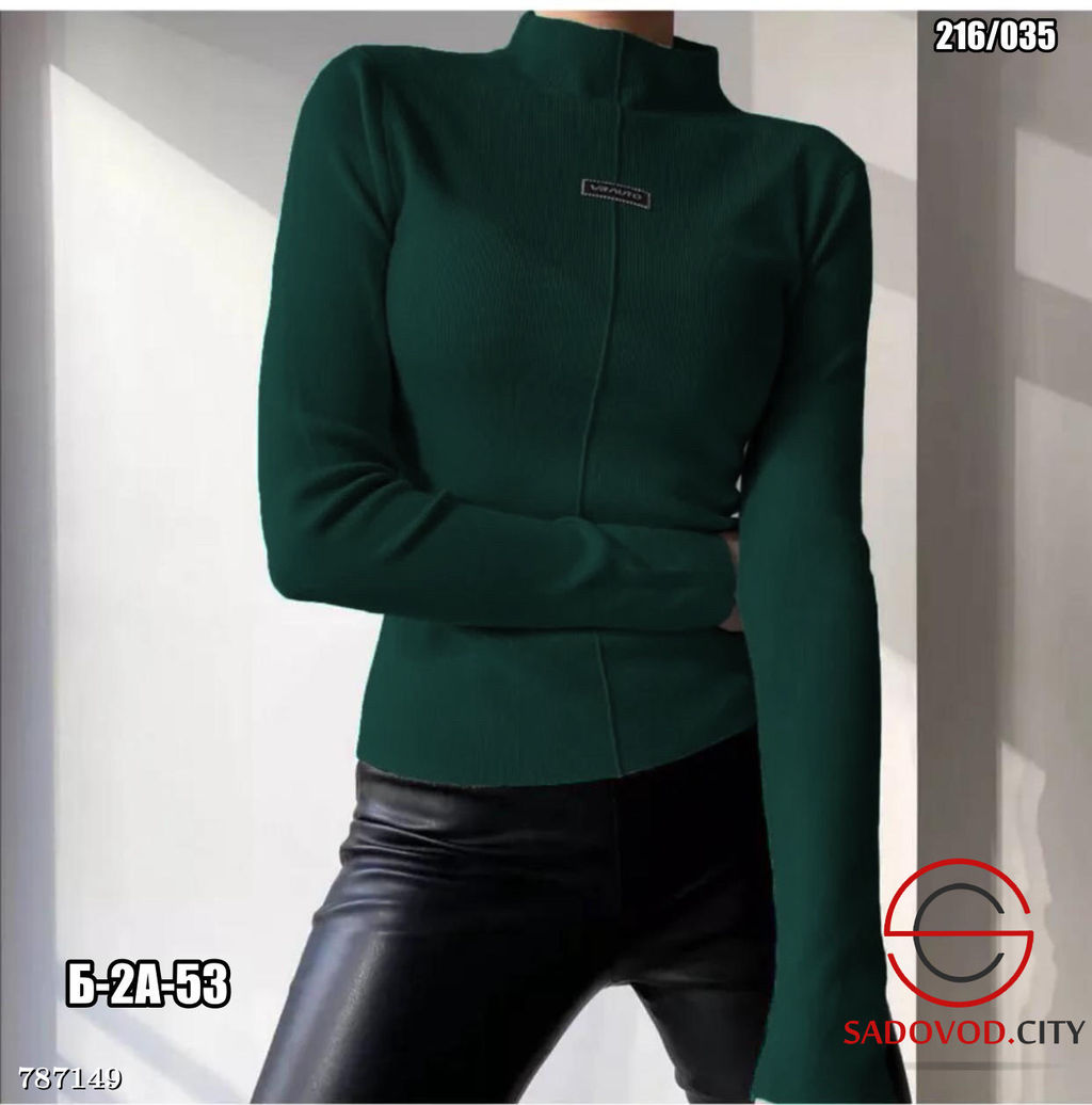 Женская водолазка однотонная - Bruno фото 13