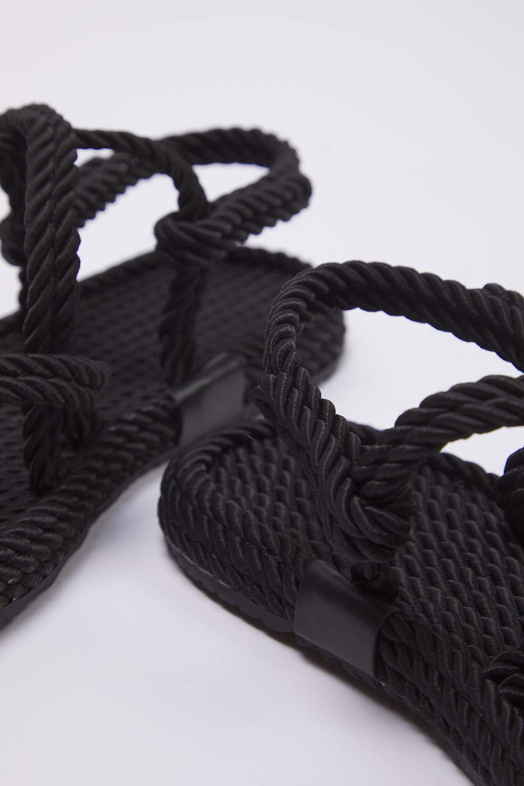 Trendyol Shoes Bej Capraz Bantl? Halat Ipli Kad?n Has?r Sandalet TAKSS25SD00056 - Trendyolmilla фото 12