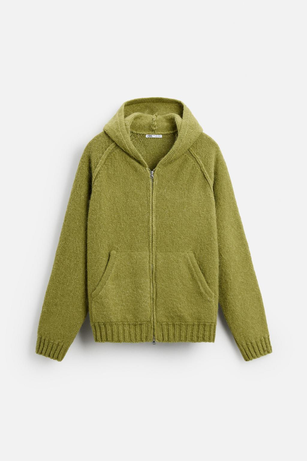 HOODED KNIT JACKET - Zara фото 7