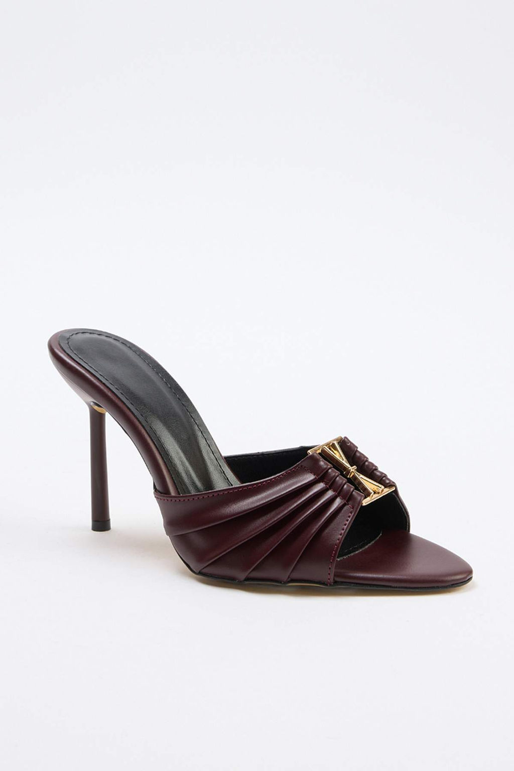 Bordo Premium Kad?n Klasik Topuklu Ayakkab?