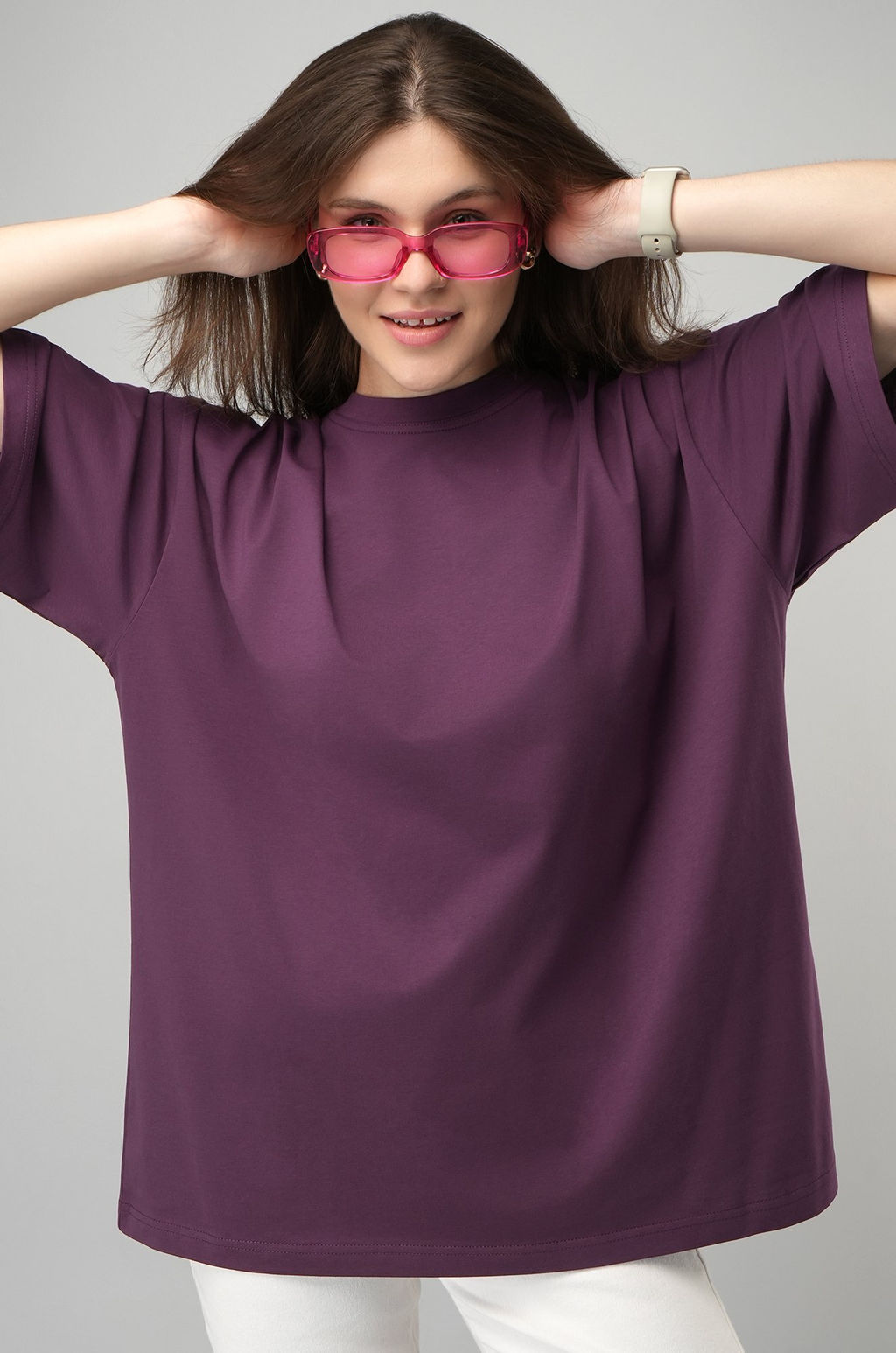 Женская футболка оверсайз Happyfox