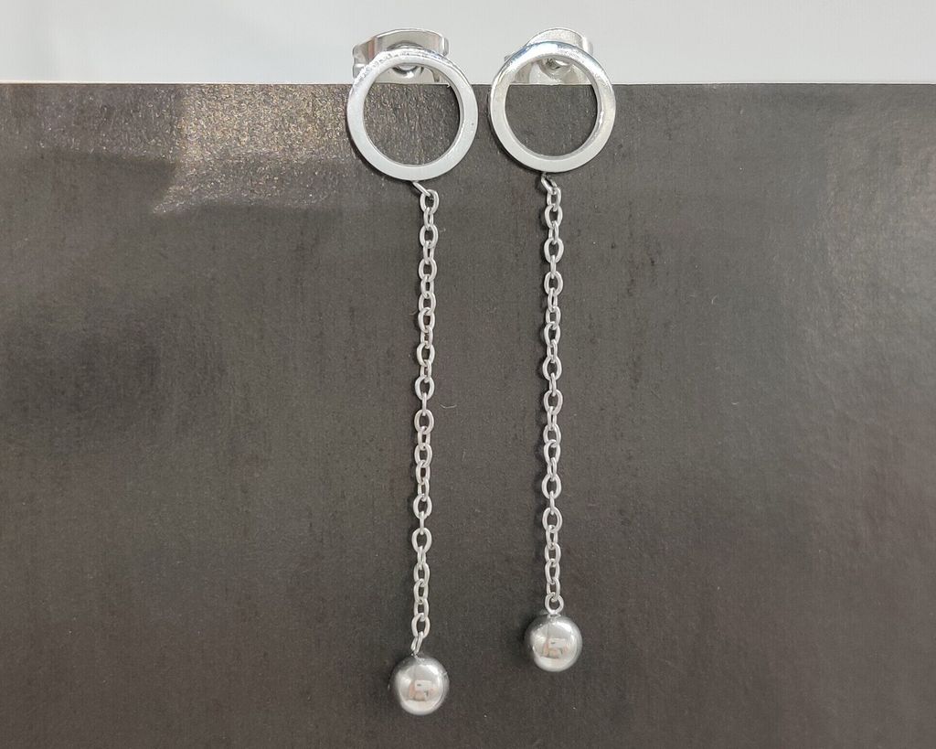 Серьги из стали