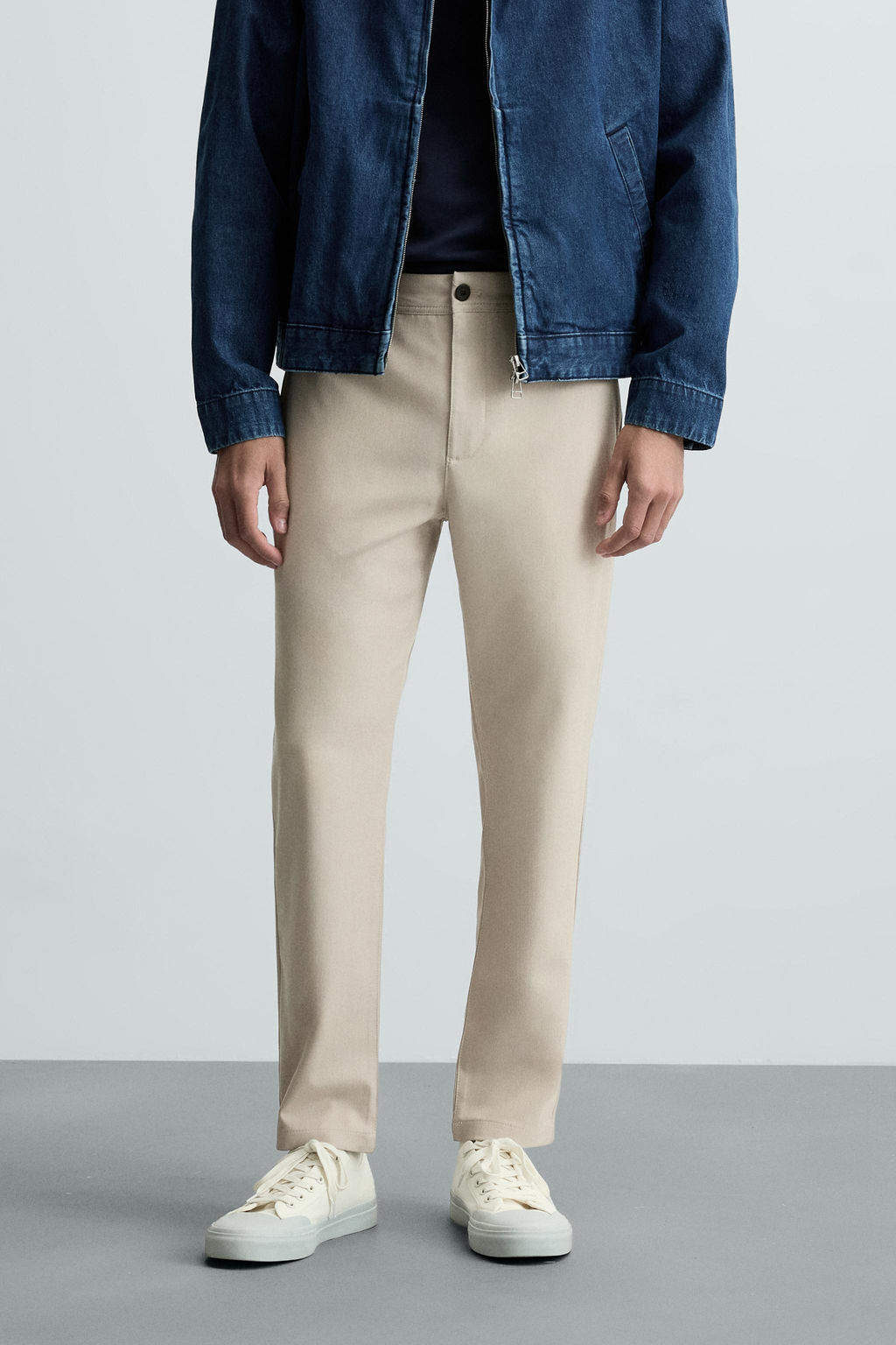 PANTAL?N CHINO ESTRUCTURA CONFORT / Beige - Zara фото 9