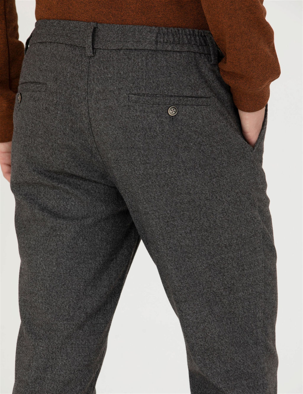 Kahverengi Ex. Slim Fit Kuma_ Pantolon - Pierre cardin фото 7