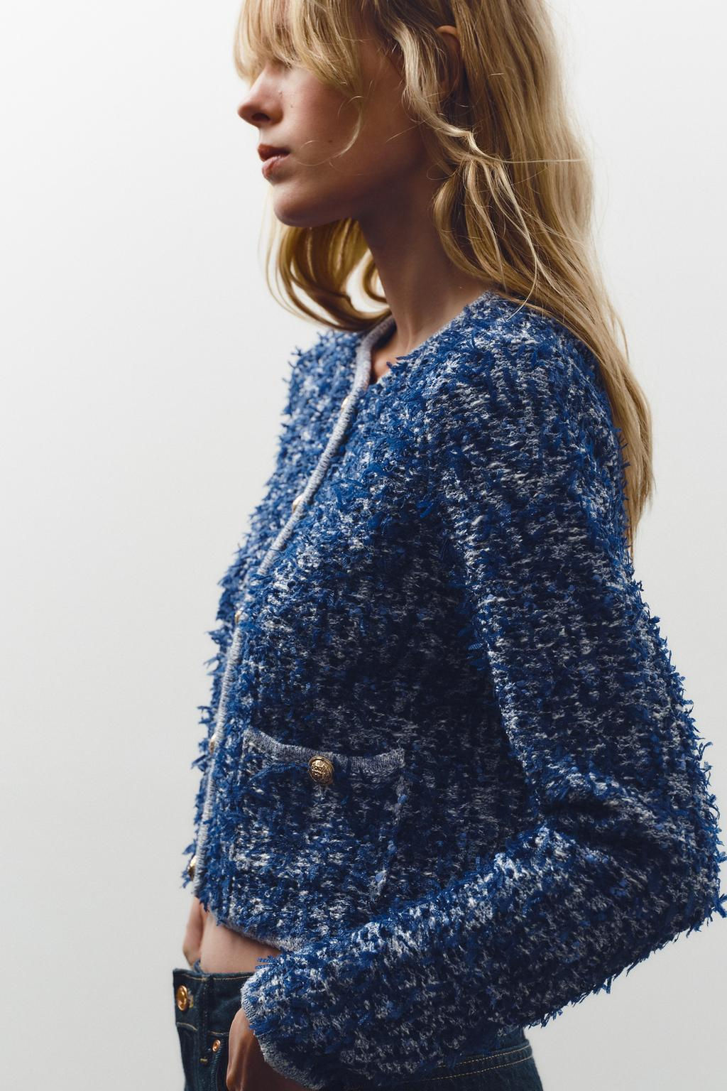 CABLE KNIT CARDIGAN - Zara фото 4