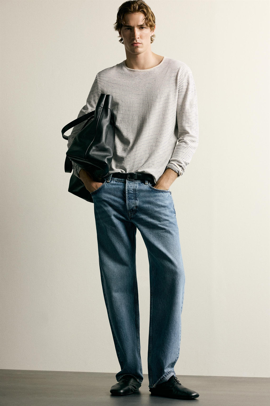JERSEY LIGERO JACQUARD RAYAS / Rayas - Zara фото 6