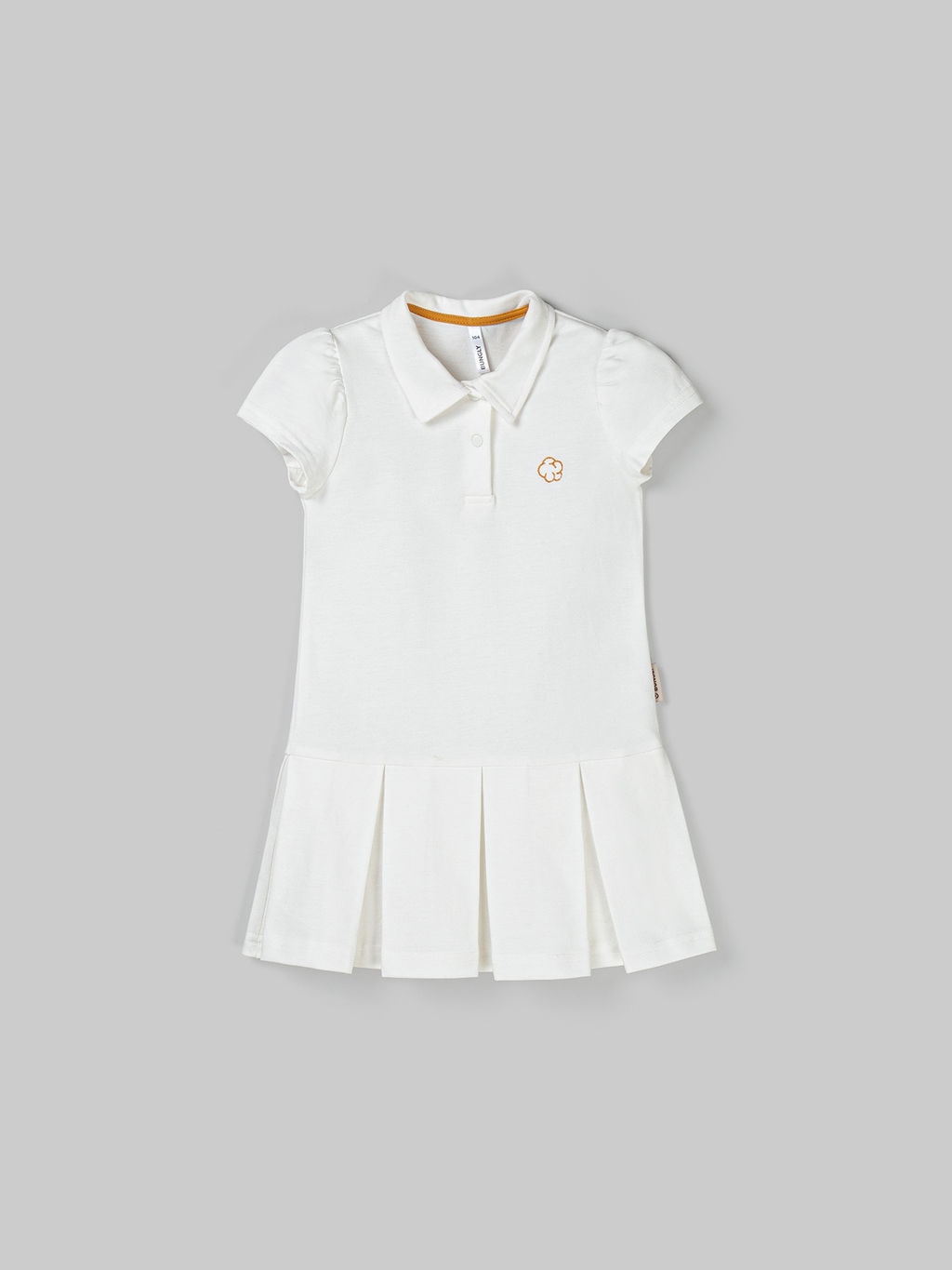 Платье поло "Молоко"