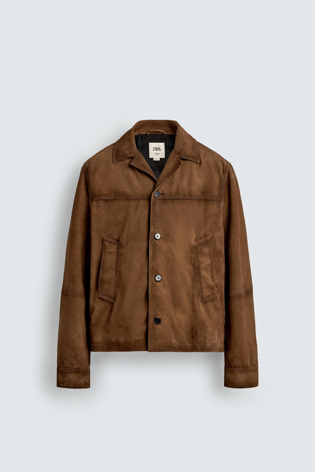 RELAXED FIT LEATHER SUEDE JACKET LIMITED EDITION - Zara фото 17