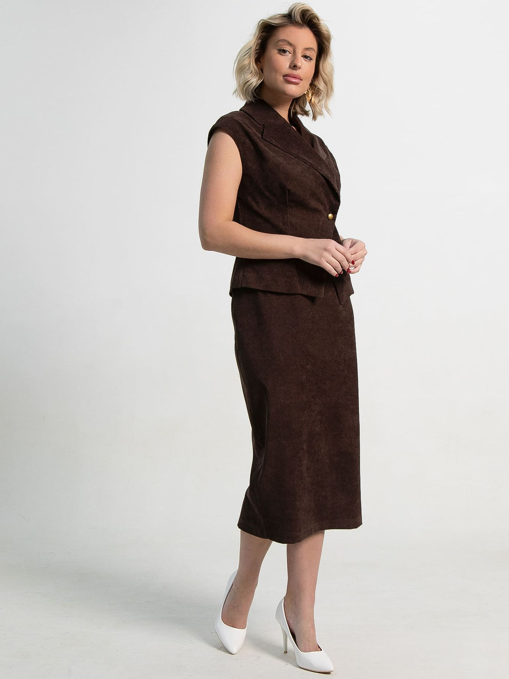 Юбка Ялта (шоколадная) Ю15361-10М - Lt collection фото 5