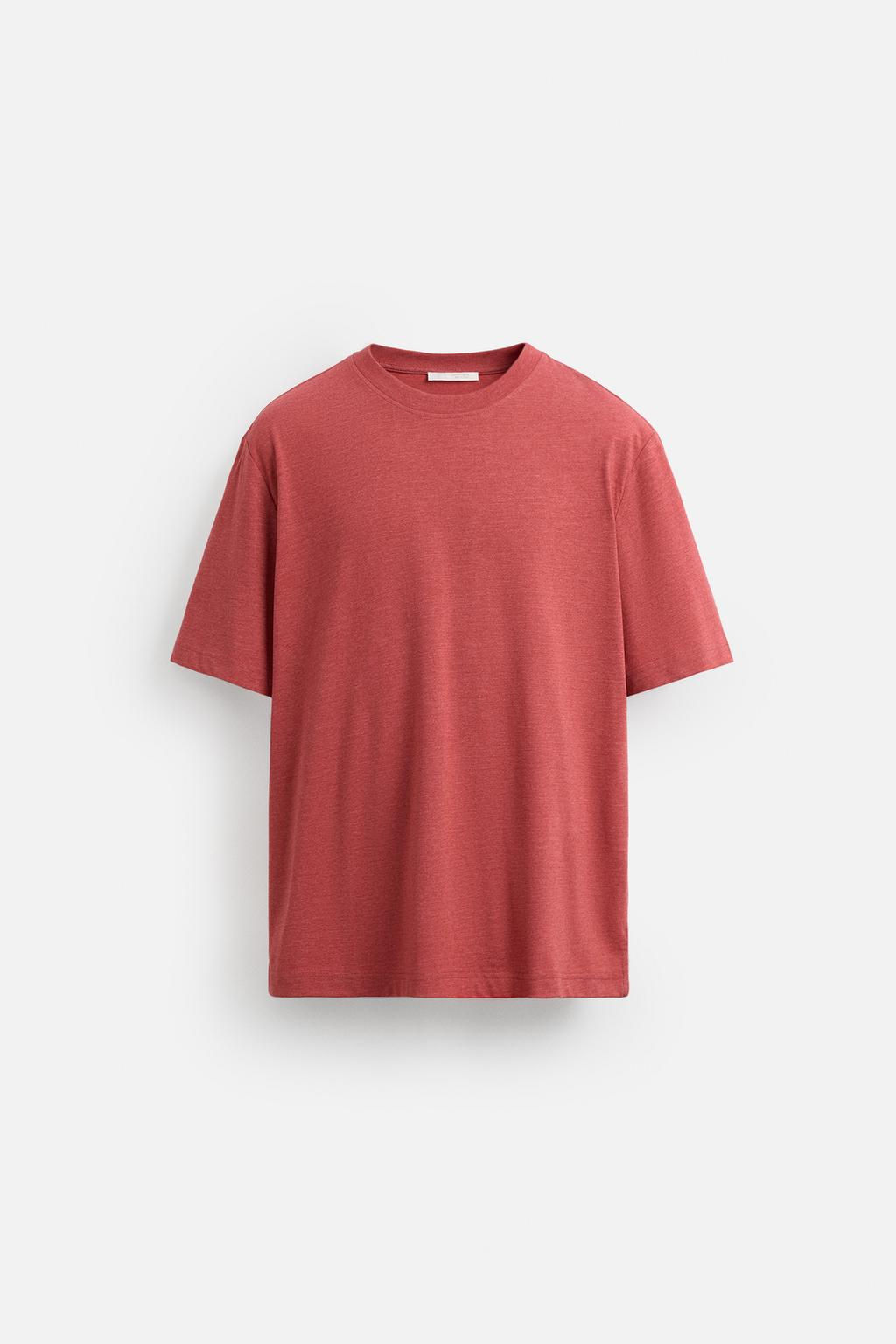 WASHED T-SHIRT WITH SLITS - Zara фото 7
