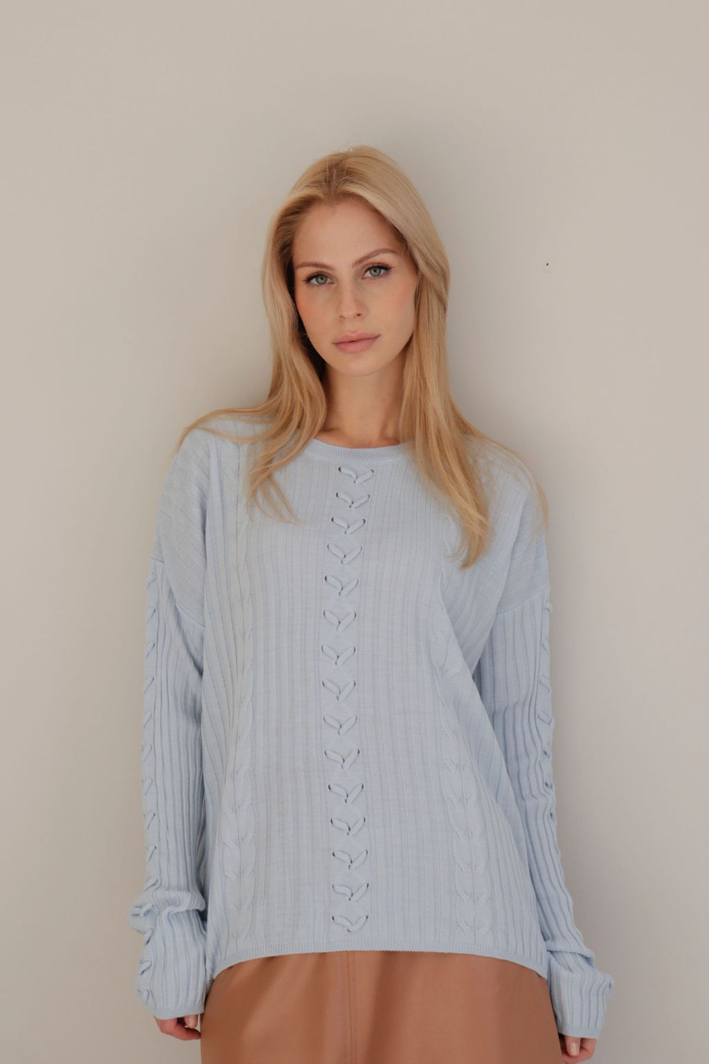 10409 Джемпер нежно-голубой - Martichelli фото 15