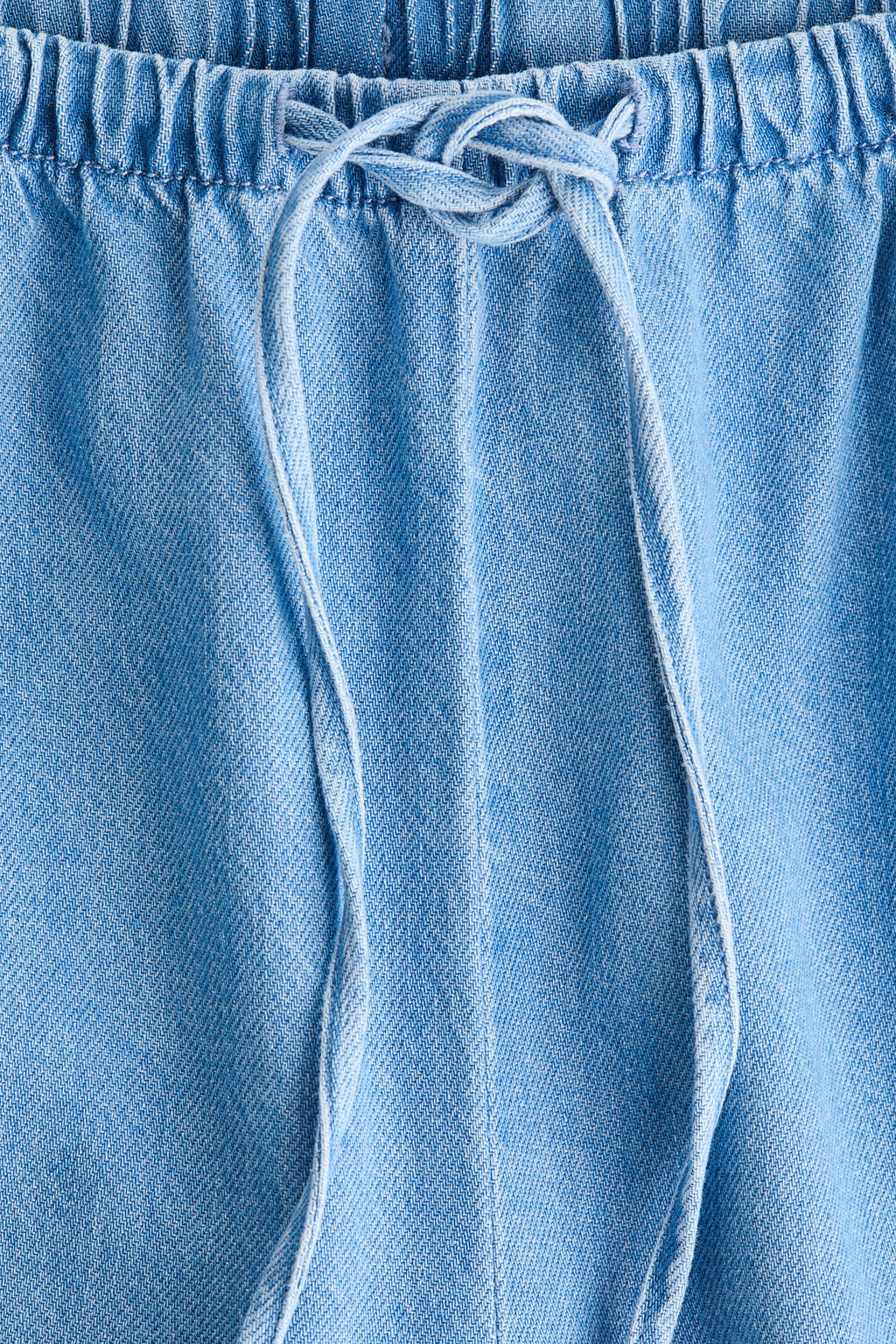 Pantal?n denim con cord?n de ajuste - H&m фото 8