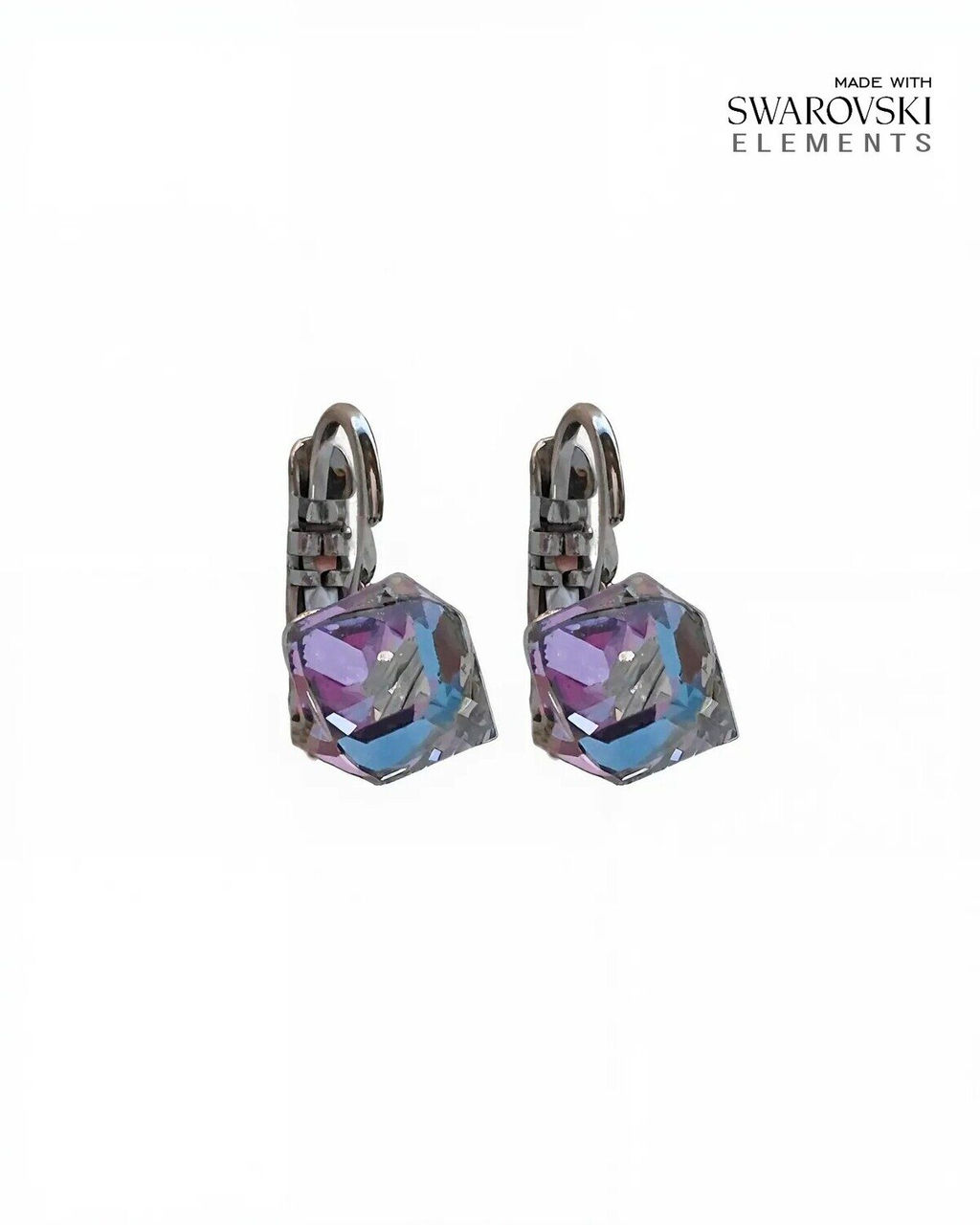 Серьги с кристаллами Swarovski