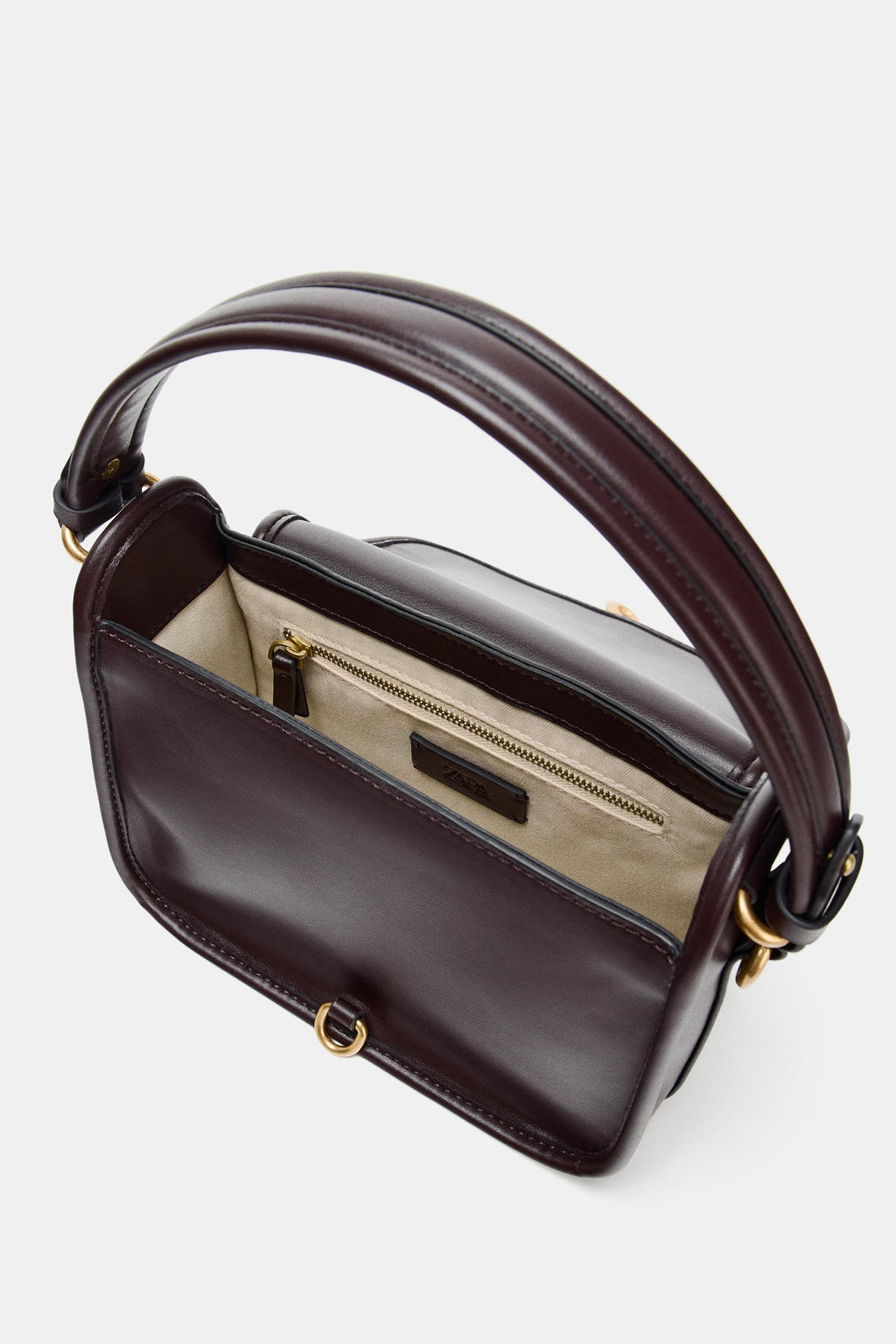 CROSSBODY BAG WITH CLASP DETAIL - Zara фото 6