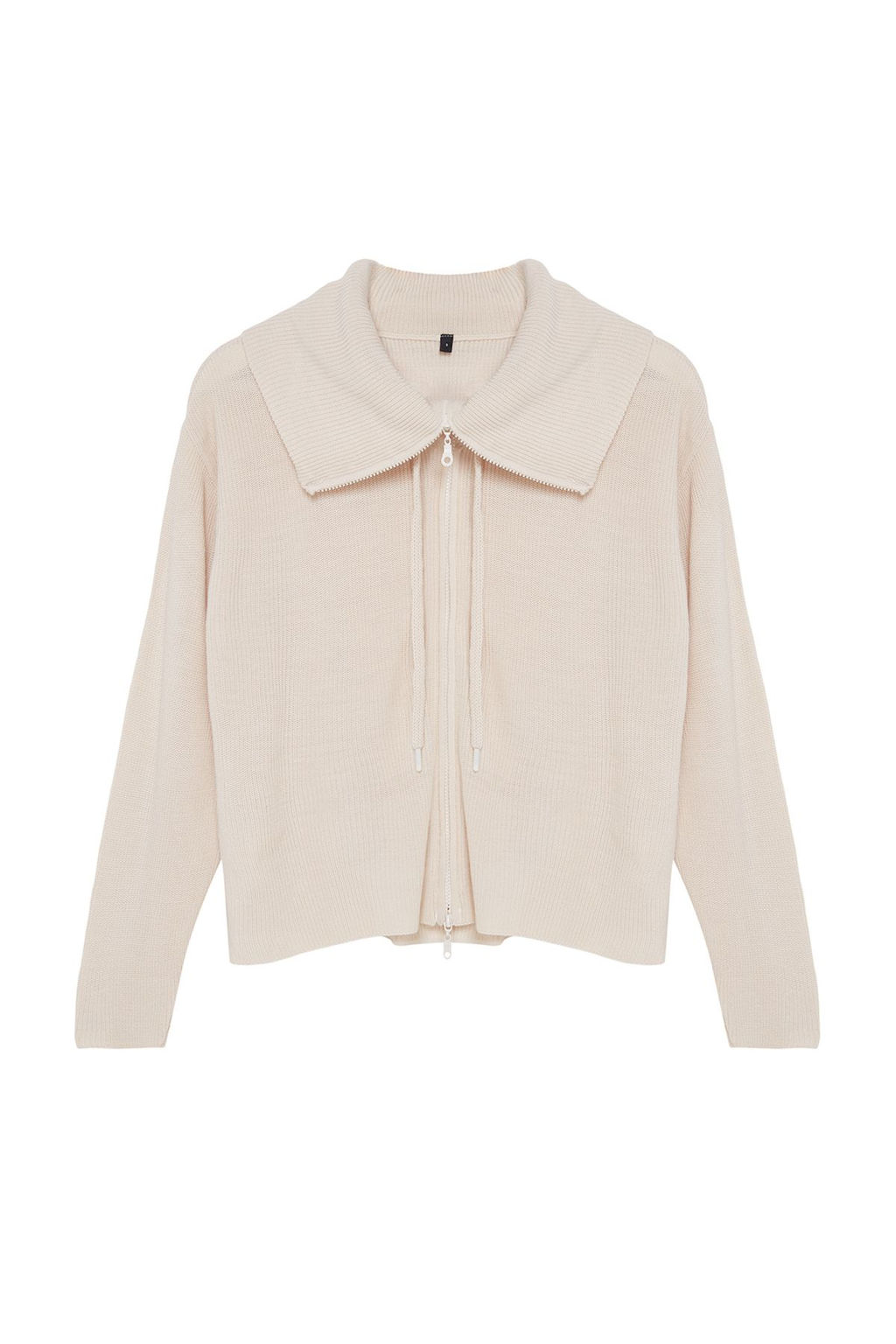 TRENDYOLMILLA Gri Genis Kal?p Fermuar Detayl? Triko H?rka TWOAW23HI00189 фото 6