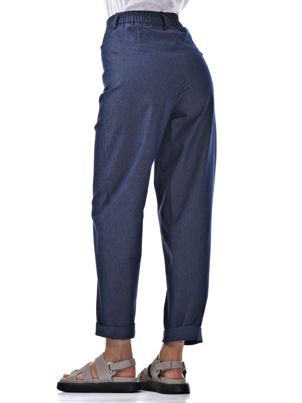 Хлопковые деним брюки - А+б коллекция фото 10