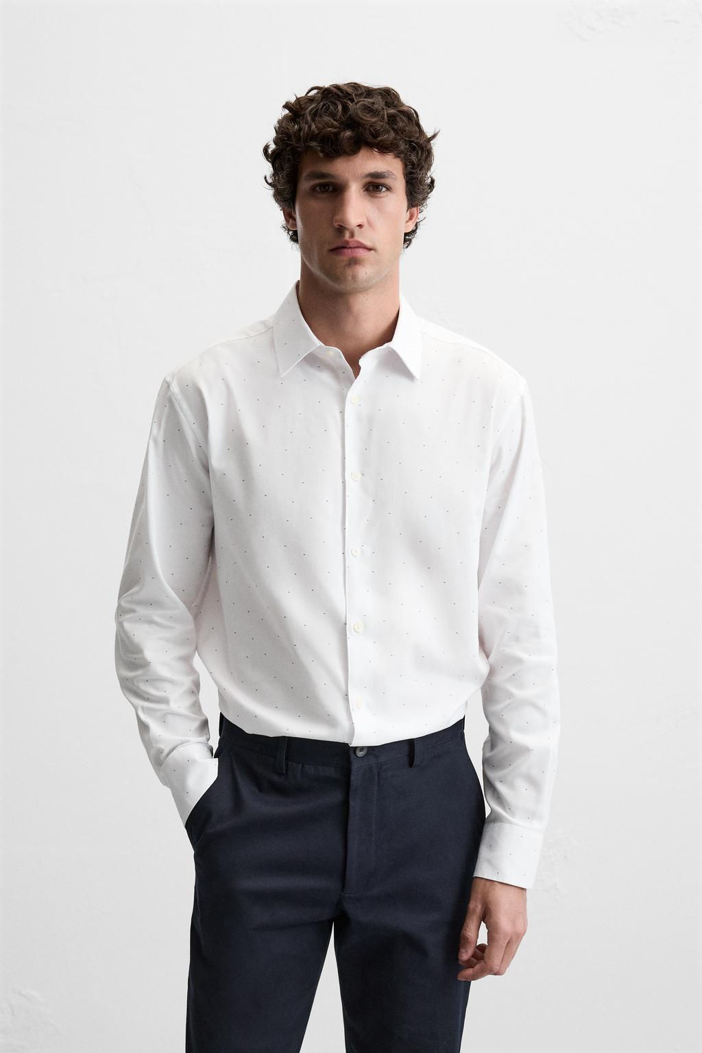 PRINTED EASY CARE SHIRT - Zara фото 2