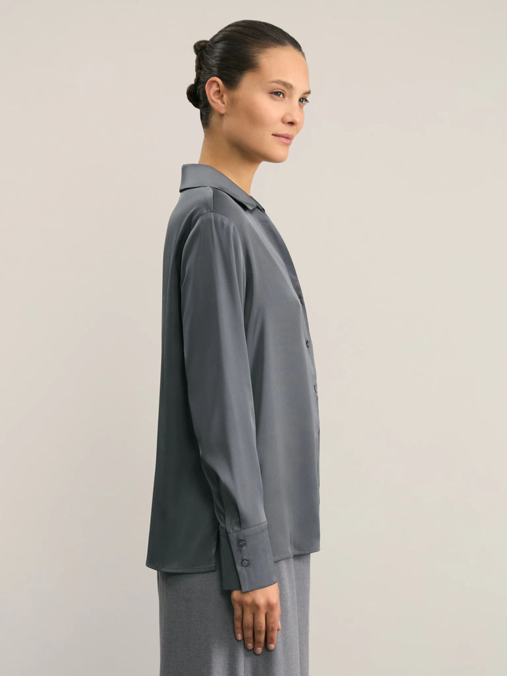 Атласная блузка / Zarina  фото 4