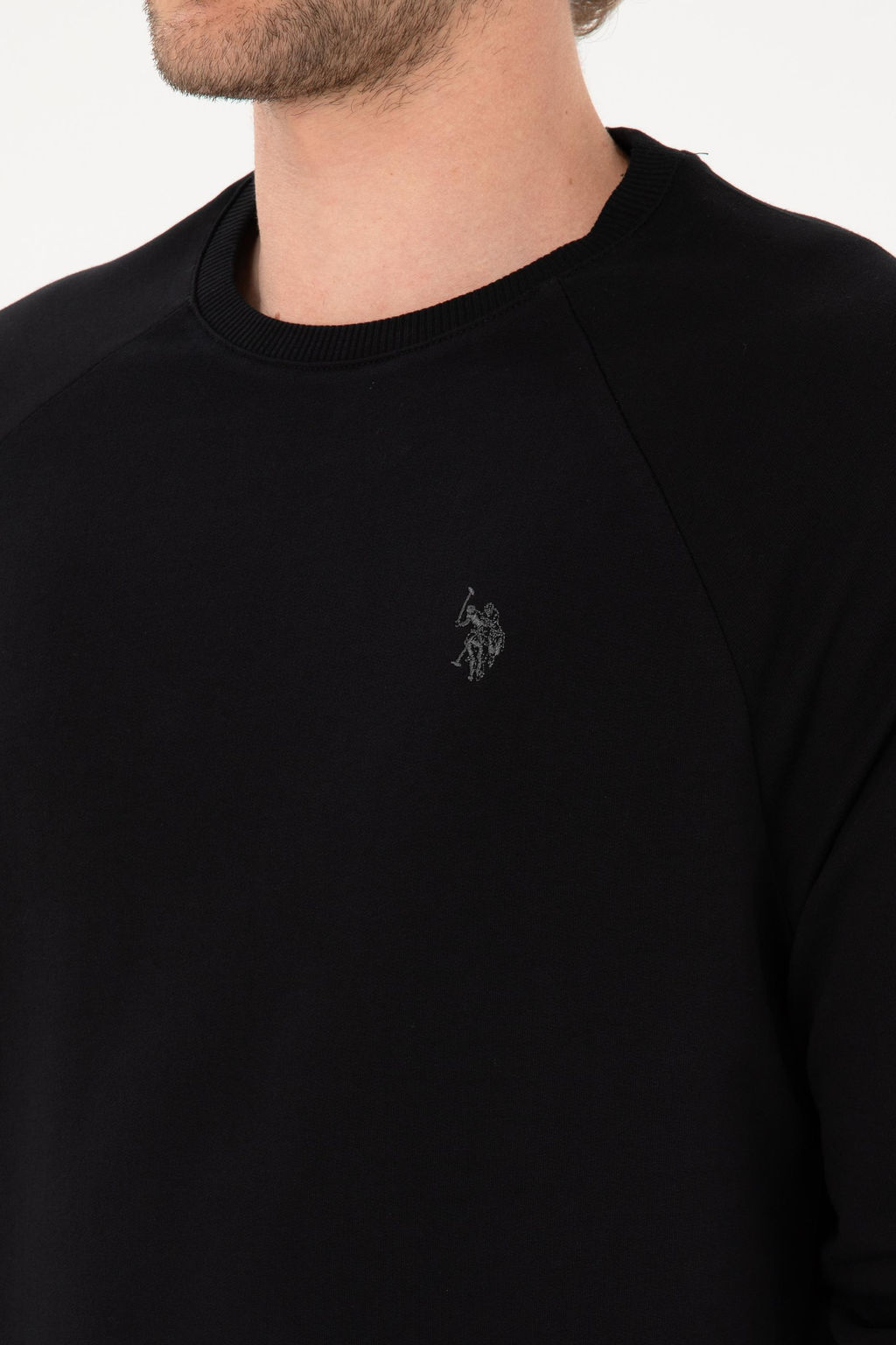 Erkek Siyah Basic Sweatshirt Sepette S_rpriz _ndirim - U.s. polo assn фото 7
