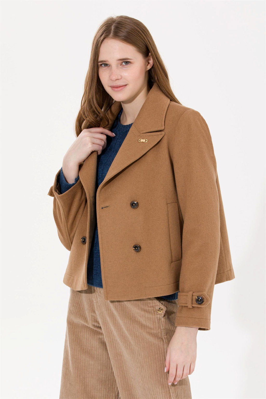 U. S. Polo Assn Женское пальто цвета верблюжьей шерсти - U.s. polo assn фото 9