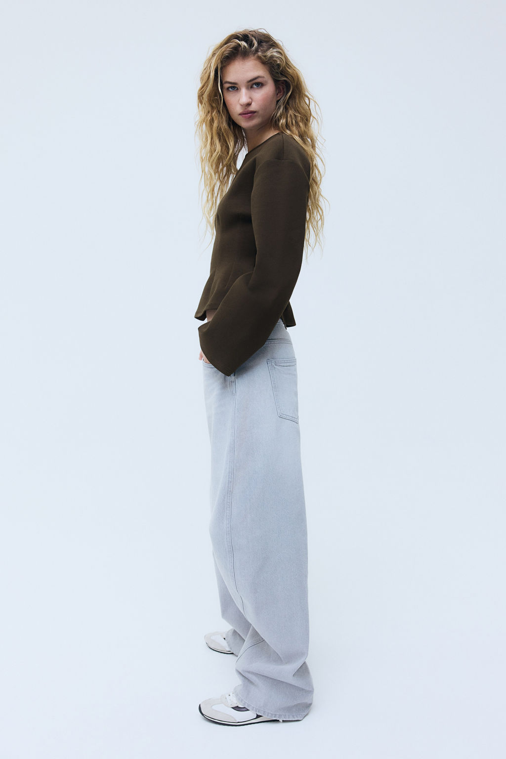 Top interlock con cintura entallada - H&m фото 4