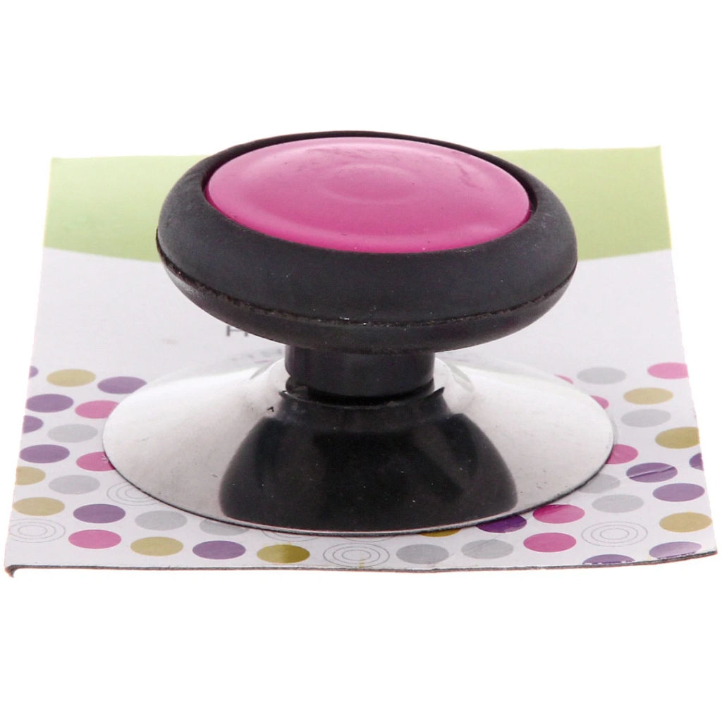 Цена за 5 шт. УЦЕНКА Ручка для крышки 6*3см кухонная, розовая