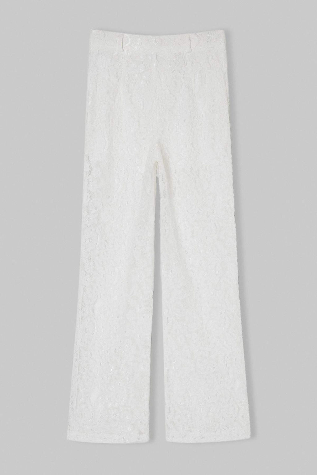 Beyaz Limited Edition Wide Leg/Genis Paca Dantel Astarl? Pantolon TWOSS26PL00114 - Trendyolmilla фото 8