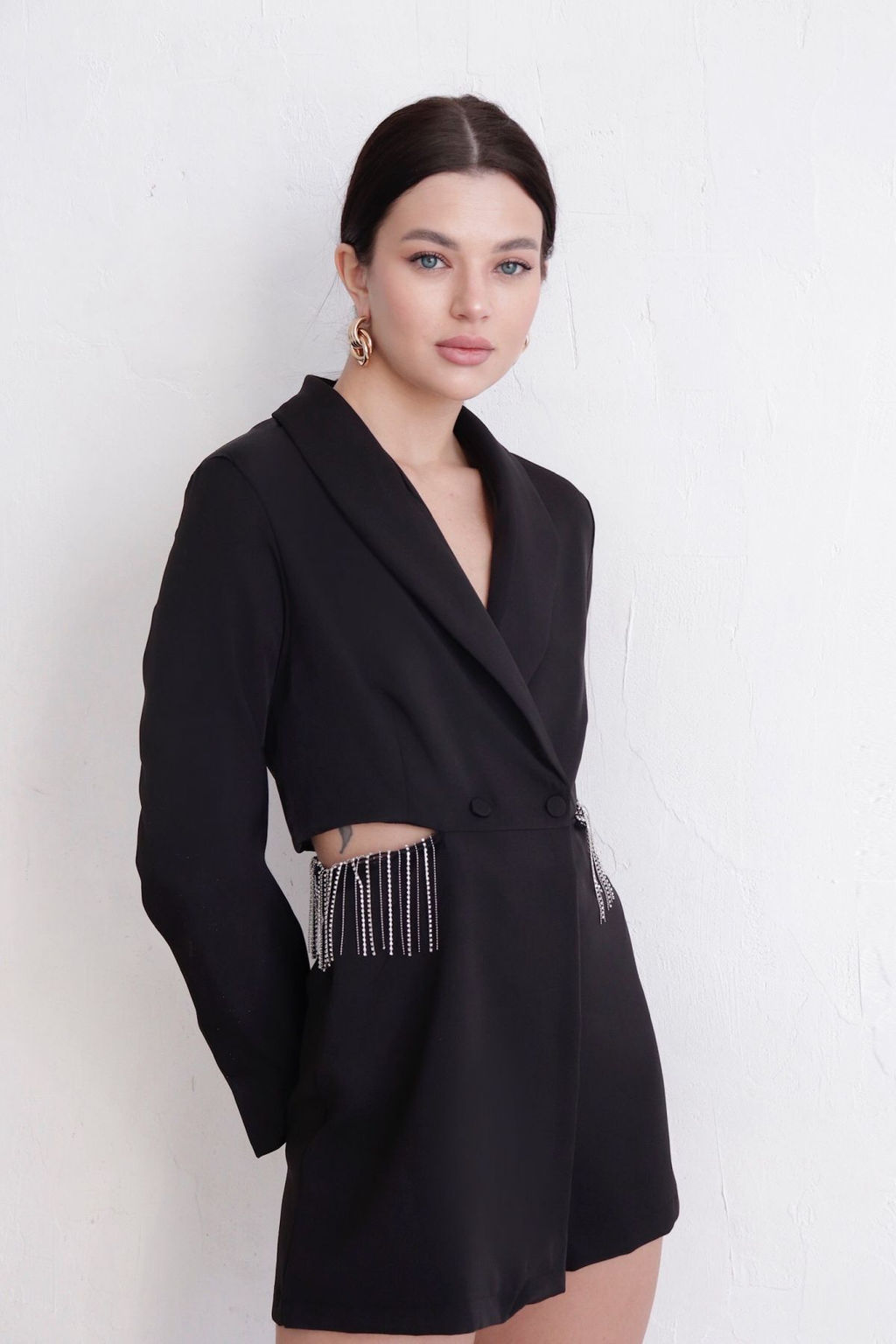 Комбинезон-шорты чёрный - Martichelli фото 4