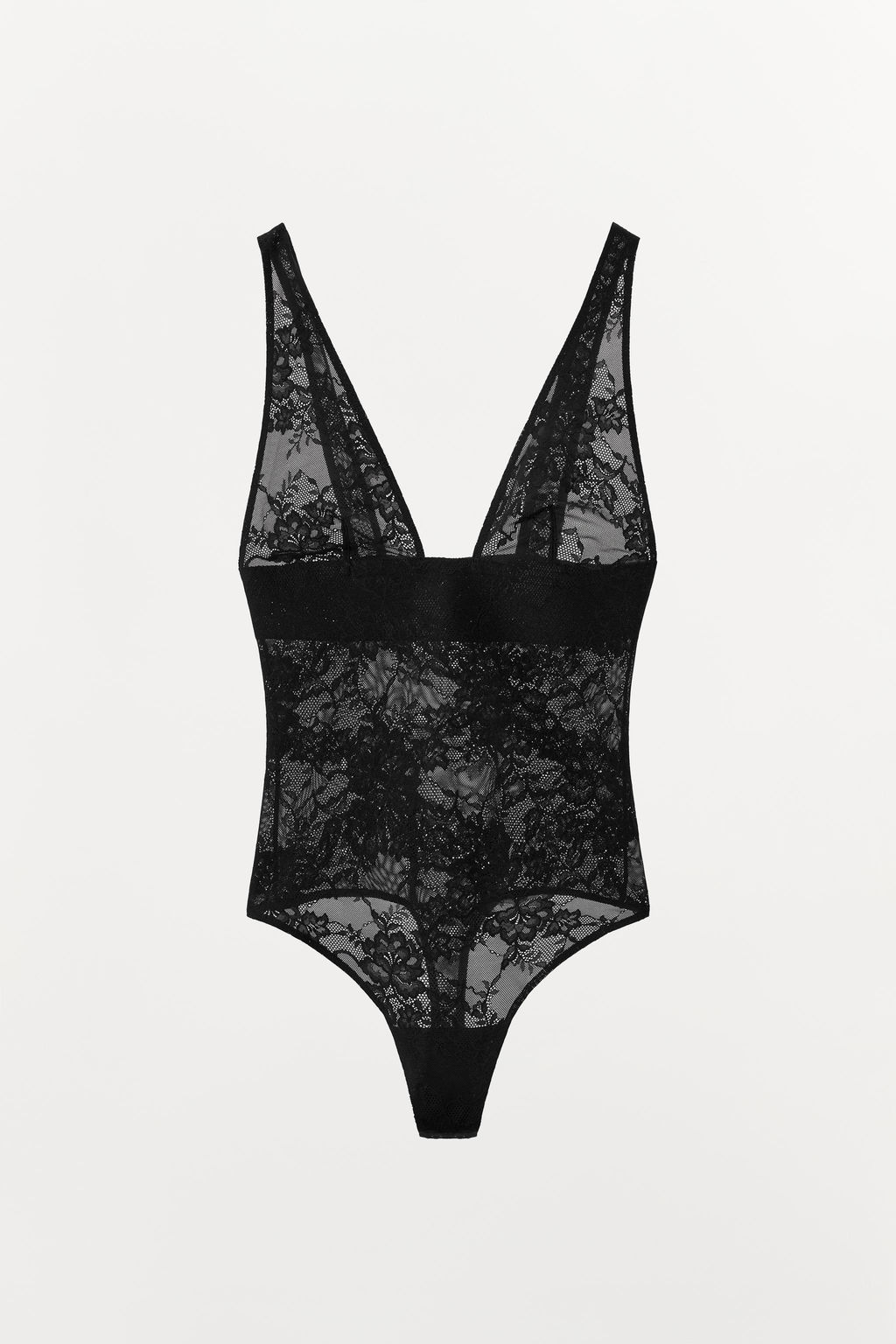 LACE POLYAMIDE BODYSUIT - Zara фото 4